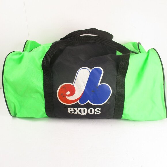 Vintage 1990's Montreal EXPOS MLB Baseball Small Gym Duffel Bag & Hostess Chips - Picture 2 of 7